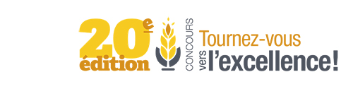 Logo de la 20e édition du concours Tournez-vous vers l'excellence!.