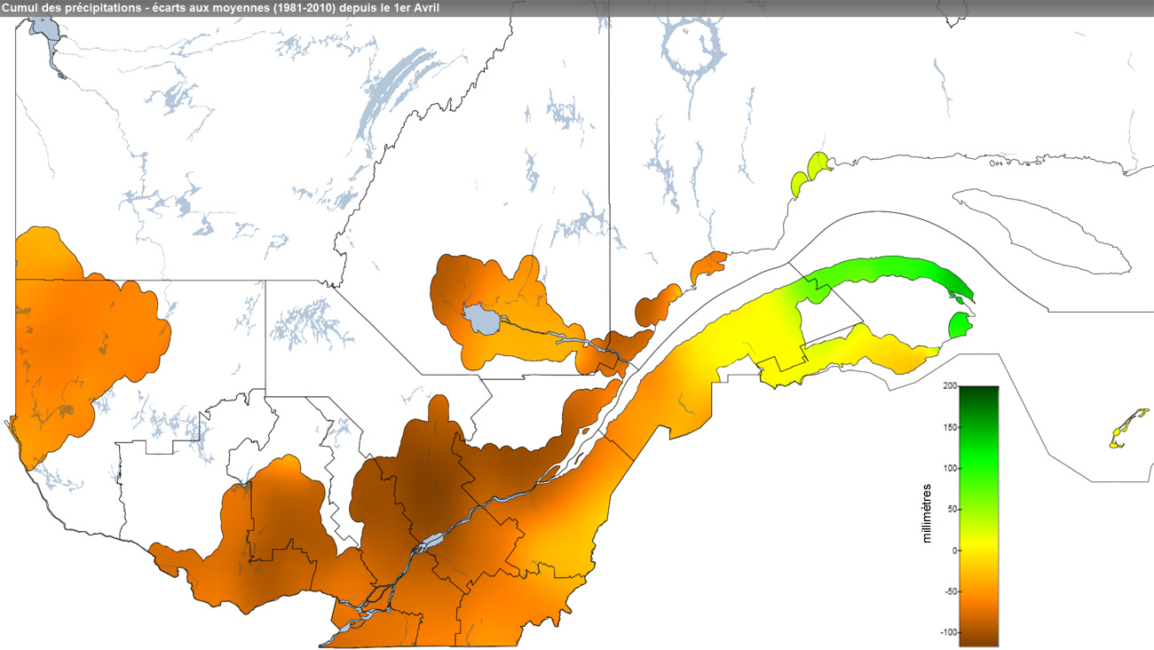 Ce graphique provient du site Agrométéo Québec. Il présente les précipitations (mm) à partir du premier avril jusqu'au 24 novembre 2021. Pour obtenir des informations plus précises, visitez le site d'Agrométéo Québec à partir du lien suivant ce graphique.