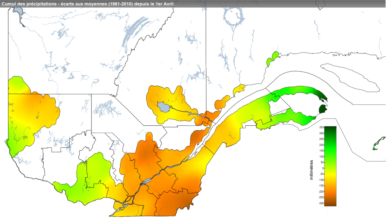 Ce graphique provient du site Agrométéo Québec. Il présente les précipitations (mm) à partir du premier avril jusqu'au 24 novembre 2021. Pour obtenir des informations plus précises, visitez le site d'Agrométéo Québec à partir du lien suivant ce graphique.