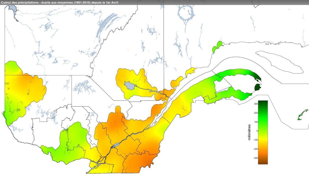 Ce graphique provient du site Agrométéo Québec. Il présente les précipitations (mm) à partir du premier avril jusqu'au 24 novembre 2021. Pour obtenir des informations plus précises, visitez le site d'Agrométéo Québec à partir du lien suivant ce graphique.