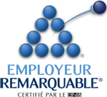 Certification Employeur remarquable par le Bureau de normalisation du Québec