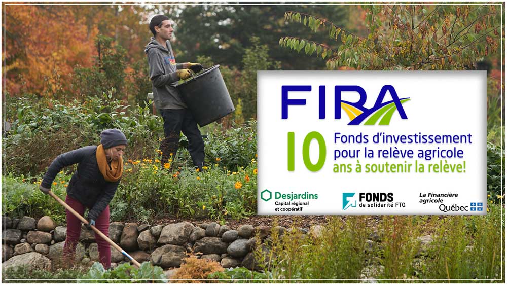 Le FIRA célèbre ses 10 ans. La FADQ joint sa voix à la FTQ et à Capital régional et coopératif Desjardins.