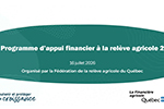 Programme d’appui financier à la relève agricole&nbsp;2
