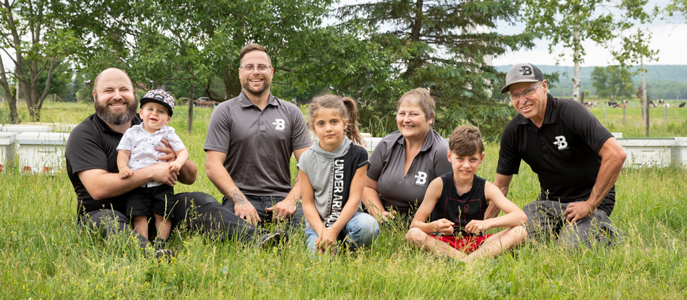 René Bougie et sa famille