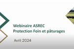 Webinaire Protection d’assurance récolte collective Foin et pâturages